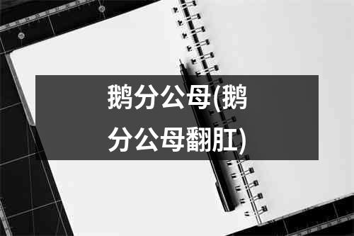 鹅分公母(鹅分公母翻肛)