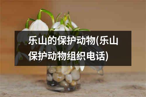 乐山的保护动物(乐山保护动物组织电话)