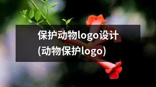 保护动物logo设计(动物保护logo)