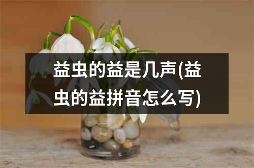 益虫的益是几声(益虫的益拼音怎么写)