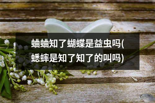 蛐蛐知了蝴蝶是益虫吗(蟋蟀是知了知了的叫吗)