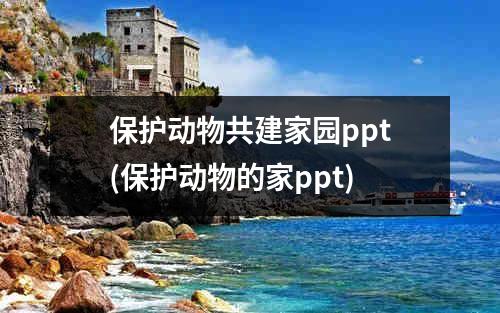 保护动物共建家园ppt(保护动物的家ppt)