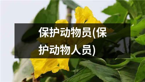 保护动物员(保护动物人员)